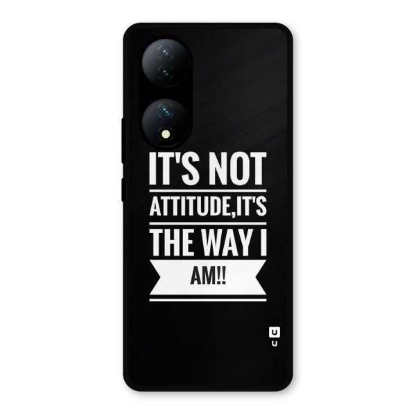 My Attitude Metal Back Case for Vivo Y100a