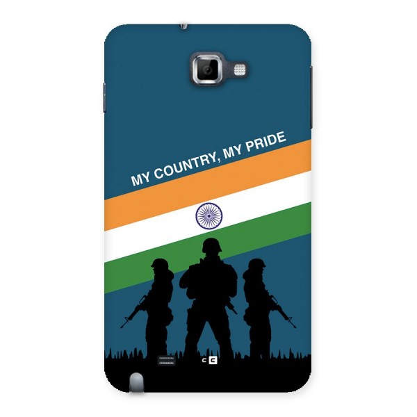 My Country My Pride Back Case for Galaxy Note