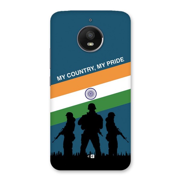 My Country My Pride Back Case for Moto E4 Plus