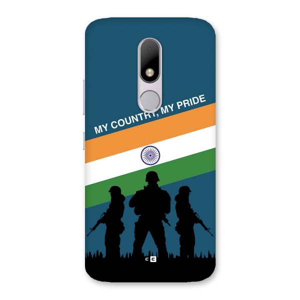 My Country My Pride Back Case for Moto M