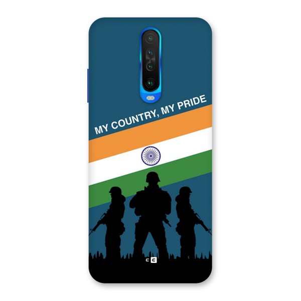 My Country My Pride Back Case for Poco X2