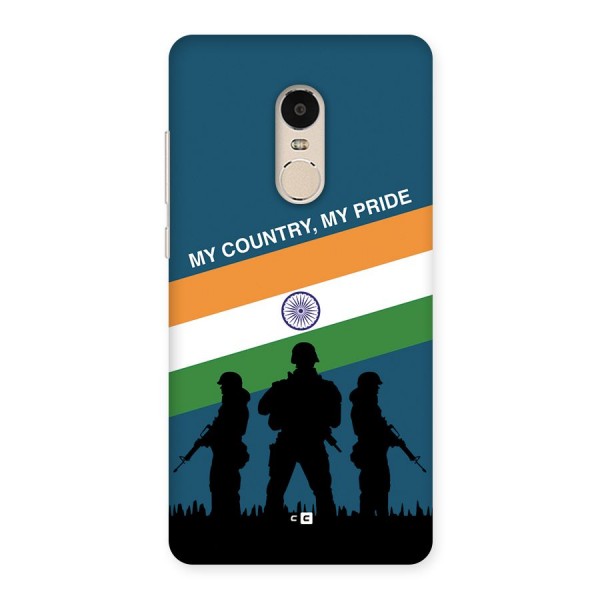 My Country My Pride Back Case for Redmi Note 4