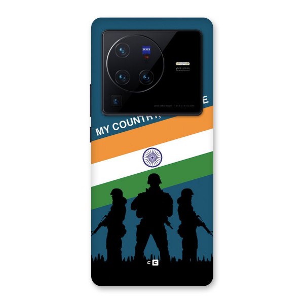 My Country My Pride Back Case for Vivo X80 Pro