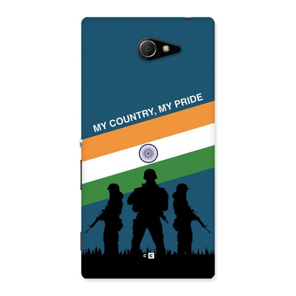 My Country My Pride Back Case for Xperia M2