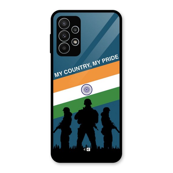 My Country My Pride Glass Back Case for Galaxy A23