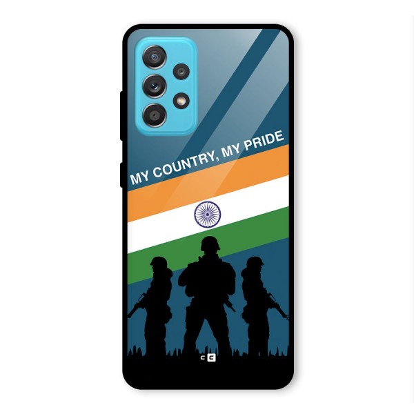 My Country My Pride Glass Back Case for Galaxy A52