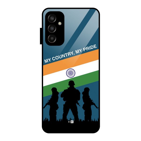 My Country My Pride Glass Back Case for Galaxy F13