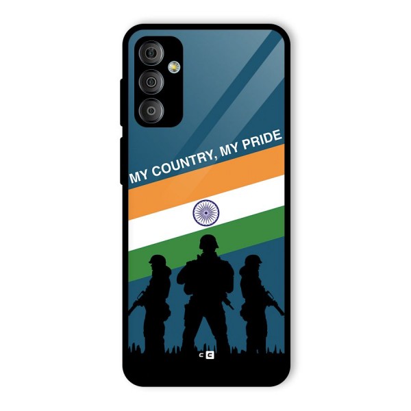 My Country My Pride Glass Back Case for Galaxy F23