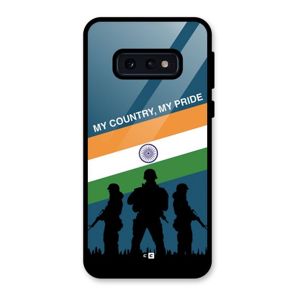 My Country My Pride Glass Back Case for Galaxy S10e