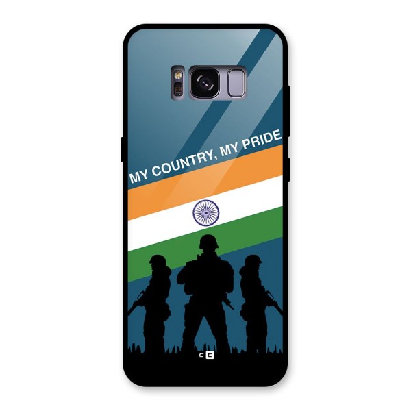 My Country My Pride Glass Back Case for Galaxy S8