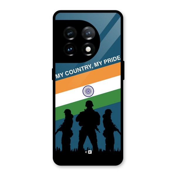 My Country My Pride Glass Back Case for OnePlus 11