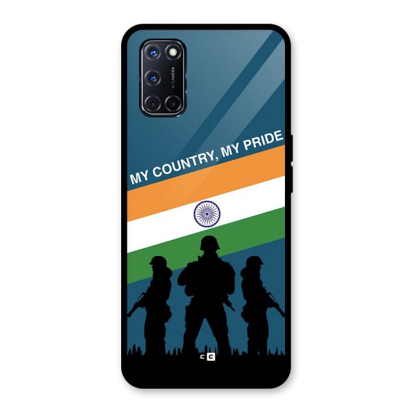 My Country My Pride Glass Back Case for Oppo A52