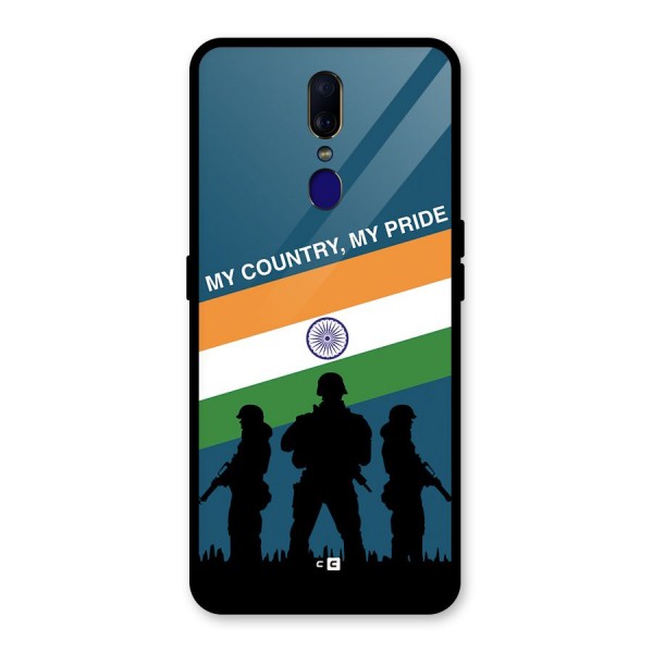 My Country My Pride Glass Back Case for Oppo F11