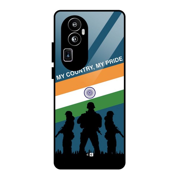 My Country My Pride Glass Back Case for Oppo Reno10 Pro Plus