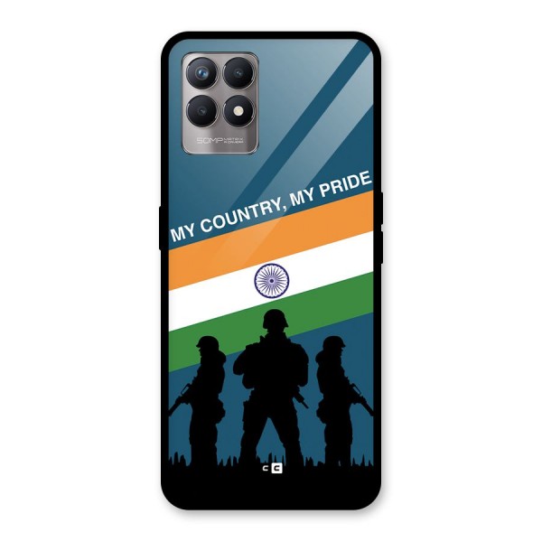 My Country My Pride Glass Back Case for Realme 8i