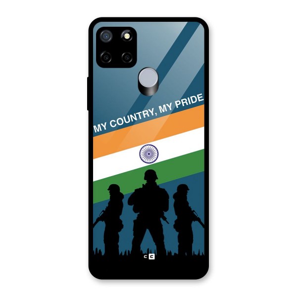 My Country My Pride Glass Back Case for Realme C15