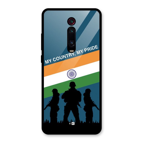 My Country My Pride Glass Back Case for Redmi K20