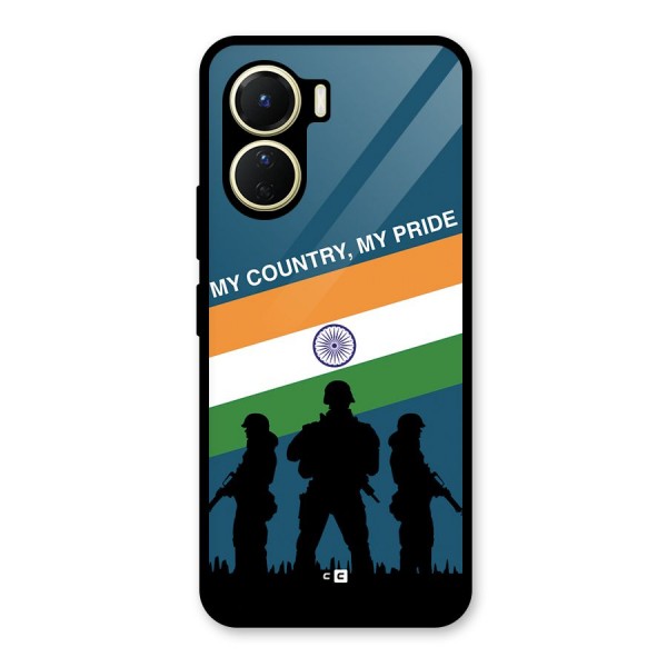 My Country My Pride Glass Back Case for Vivo Y16