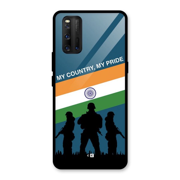 My Country My Pride Glass Back Case for Vivo iQOO 3