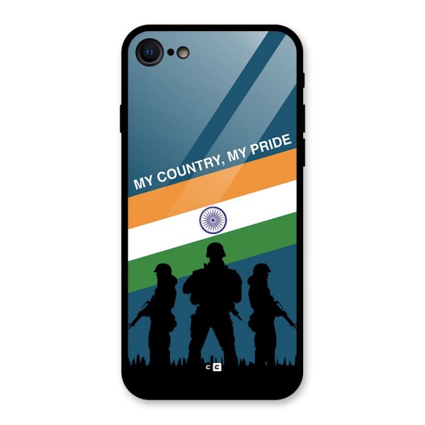 My Country My Pride Glass Back Case for iPhone 8