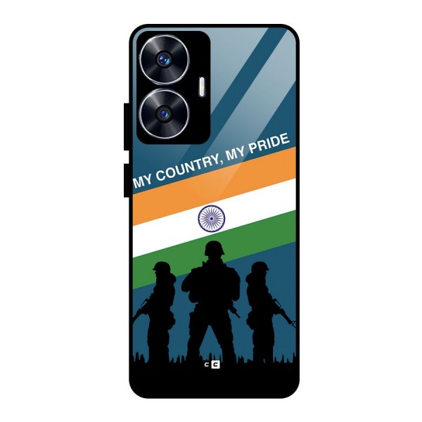 My Country My Pride Glass Back Case for realme C55