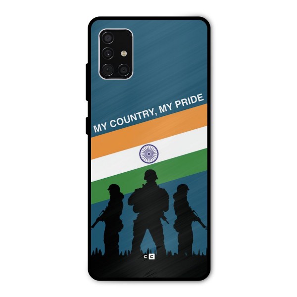 My Country My Pride Metal Back Case for Galaxy A51