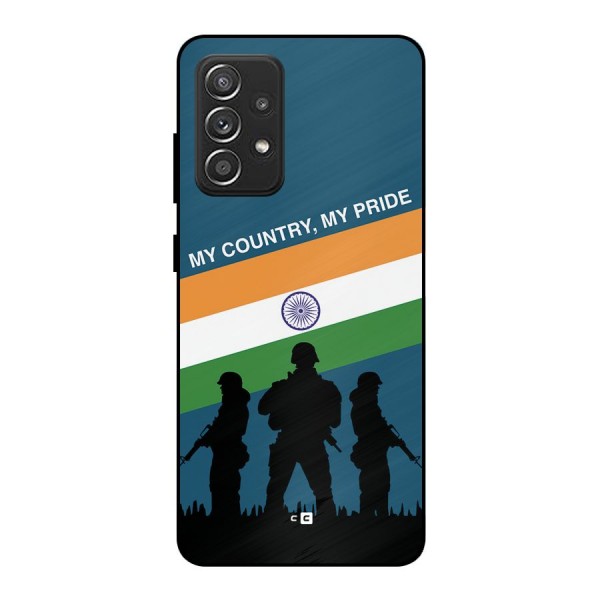 My Country My Pride Metal Back Case for Galaxy A52