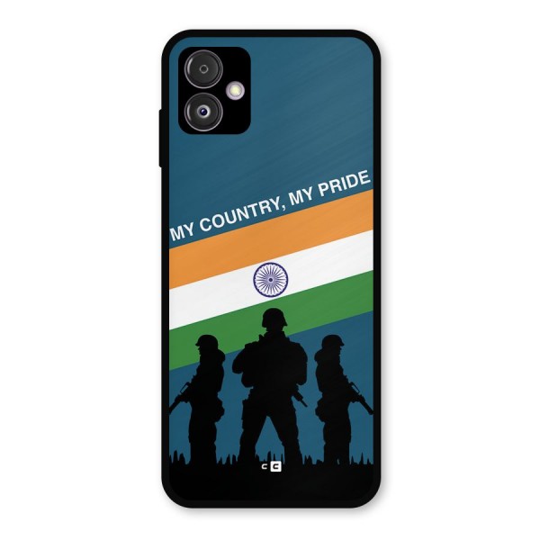 My Country My Pride Metal Back Case for Galaxy F14