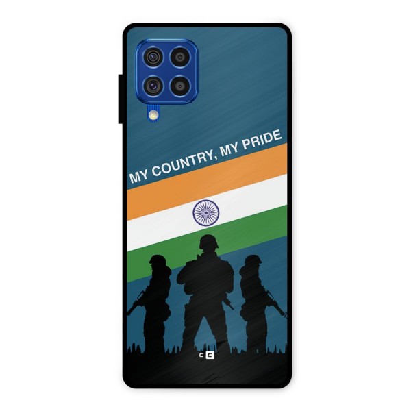 My Country My Pride Metal Back Case for Galaxy F62