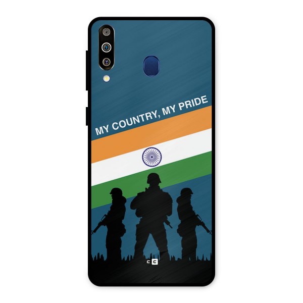 My Country My Pride Metal Back Case for Galaxy M30