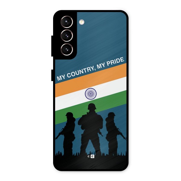 My Country My Pride Metal Back Case for Galaxy S21 5G