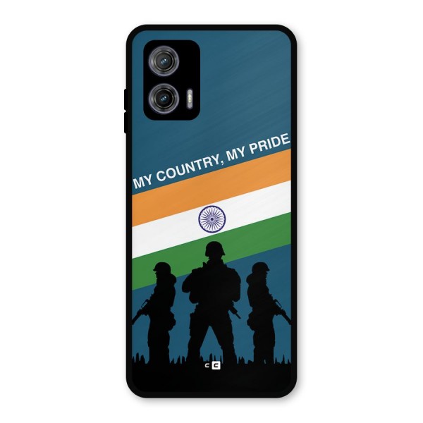 My Country My Pride Metal Back Case for Moto G73