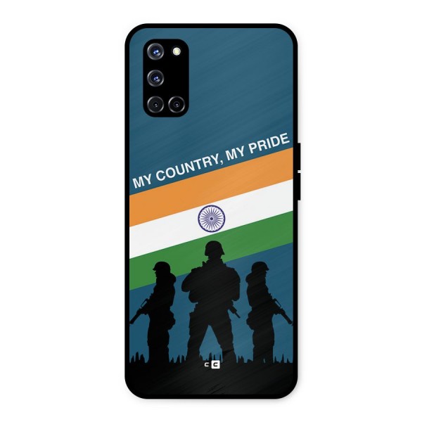 My Country My Pride Metal Back Case for Oppo A52