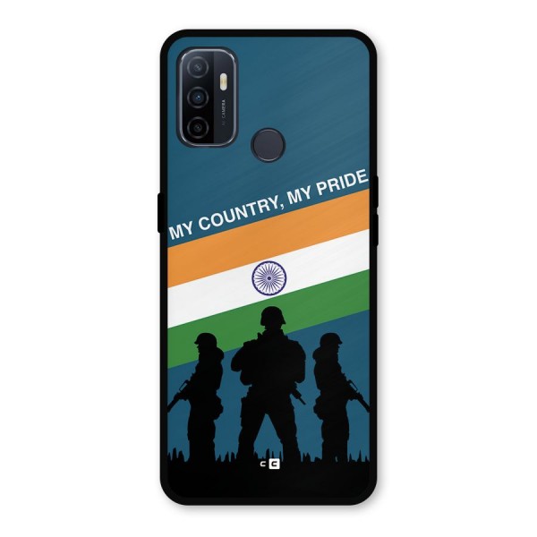 My Country My Pride Metal Back Case for Oppo A53