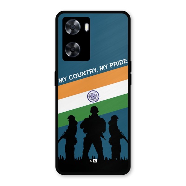 My Country My Pride Metal Back Case for Oppo A77