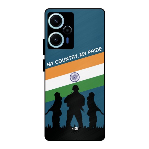 My Country My Pride Metal Back Case for Poco F5