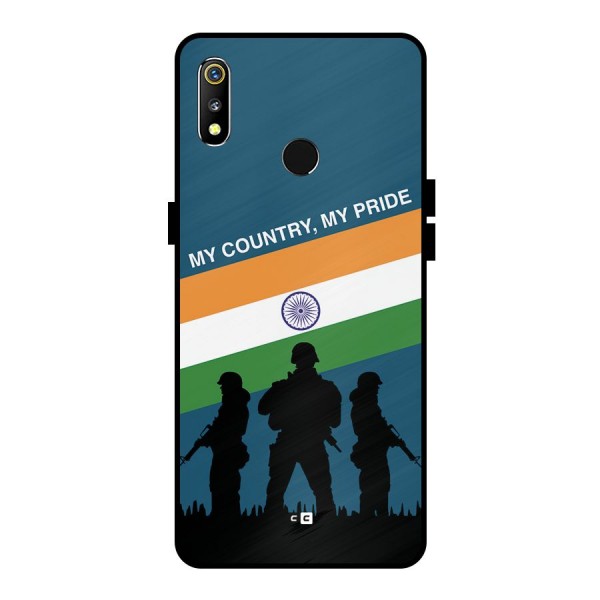 My Country My Pride Metal Back Case for Realme 3