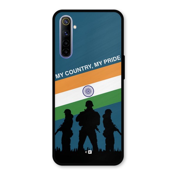 My Country My Pride Metal Back Case for Realme 6i