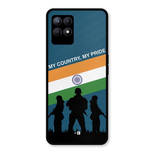 My Country My Pride Metal Back Case for Realme 8i