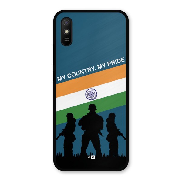 My Country My Pride Metal Back Case for Redmi 9i