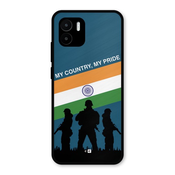 My Country My Pride Metal Back Case for Redmi A1