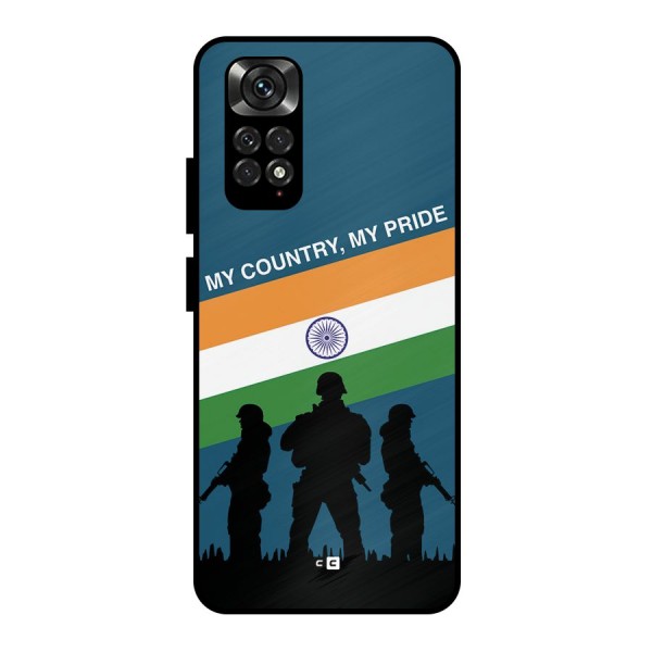 My Country My Pride Metal Back Case for Redmi Note 11 Pro