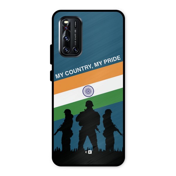 My Country My Pride Metal Back Case for Vivo V19