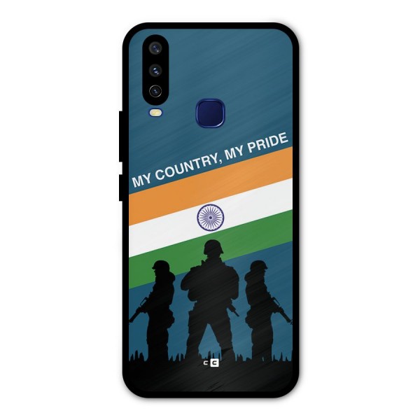 My Country My Pride Metal Back Case for Vivo Y12