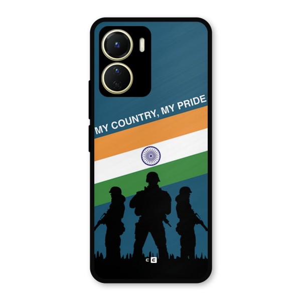 My Country My Pride Metal Back Case for Vivo Y16