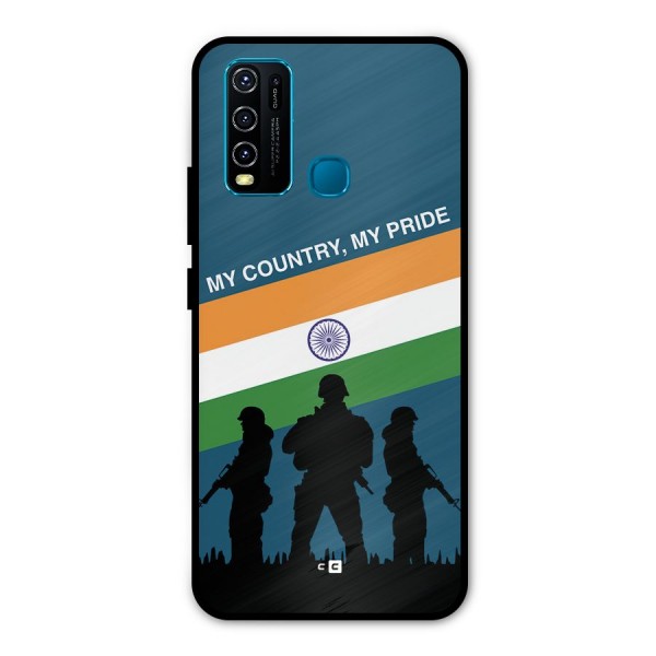 My Country My Pride Metal Back Case for Vivo Y30