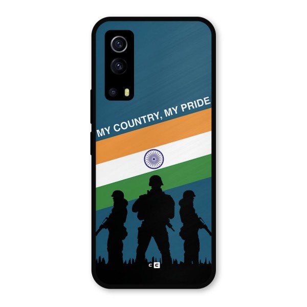 My Country My Pride Metal Back Case for iQOO Z3