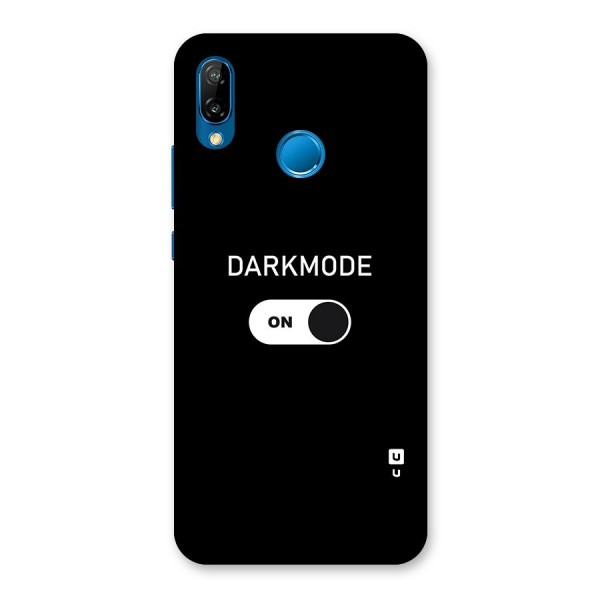 My Darkmode On Back Case for Huawei P20 Lite