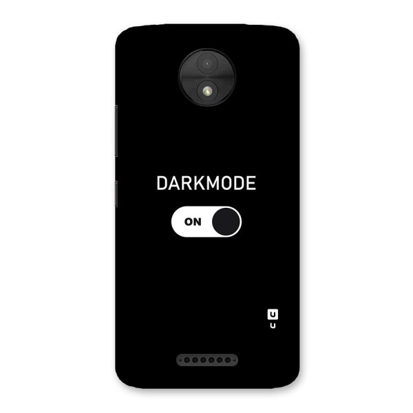 My Darkmode On Back Case for Moto C
