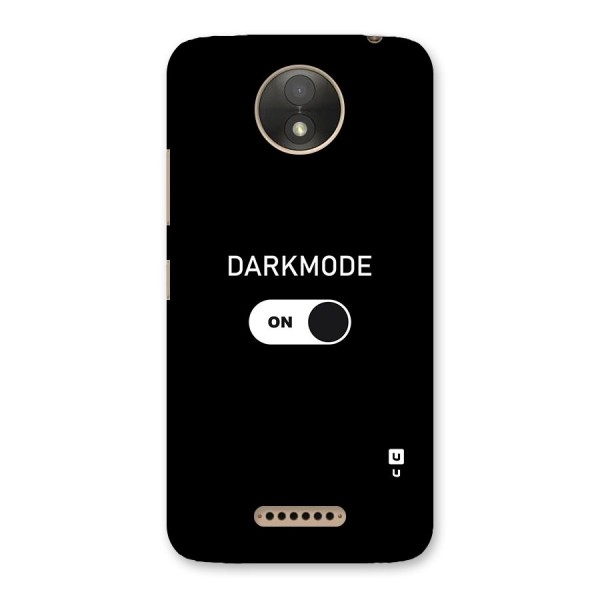 My Darkmode On Back Case for Moto C Plus